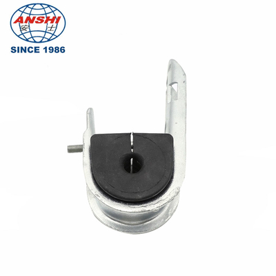 ADSS optical cable suspension clamp, pre twisted suspension clamp J-type suspension clamp fixing fixture