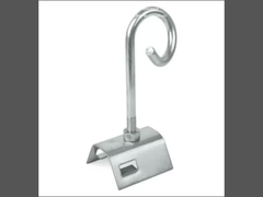 Hoek met glasvezelclamper