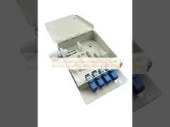 ANSHI 4 Cores Indoor Desktop Glasvezel Terminal Box met SC/UPC Adapter voor FTTH