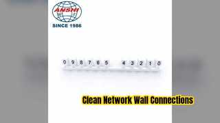Professionele RJ45 RJ11 wandmontage frontplaatoplossing