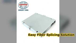 ANSHI 12-kern glasvezellasbak, eenvoudig te installeren