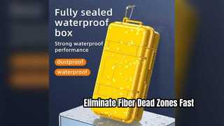 OTDR Launch Cable Box Elimineer dode zones snel