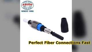Snelle glasvezelconnector Hoge precisie FTTH-oplossing