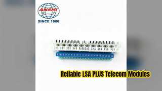 LSA PLUS 10-paar telecommodule Betrouwbare connectiviteit