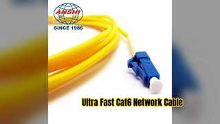 Hoge snelheid Cat6 Ethernet-patchkabel Betrouwbaar netwerken