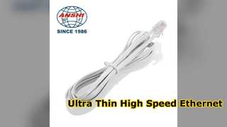 Ultradunne Cat6 Ethernet-kabel, snelle LAN-oplossing