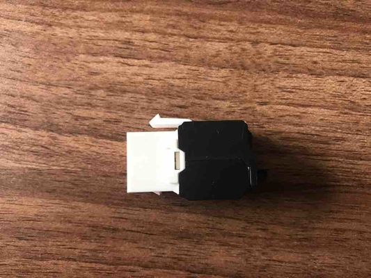 Gold Plating RJ45 Keystone Jack Cat6A UTP 180 Degree Tool Free Outlet