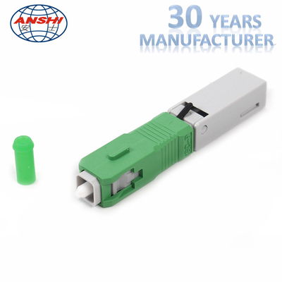 Pre Embedded Quick Connector SC APC Fiber Optic Accessories