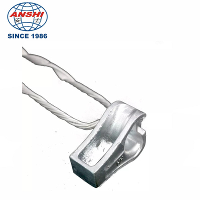 Spanningsclamp gevormd skein Dead End span grip Aluminium Pipe Clamp adss vezel man grip spanningsclamp