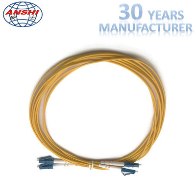 2 meter glasvezel patch cord LC/UPC-LC/UPC, duplex glasvezel patch kabel G652D G657A1