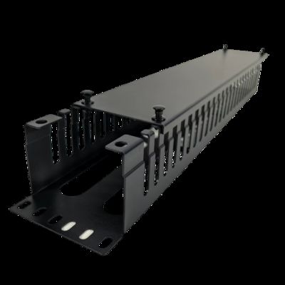 Efficiënt metalen kabelbeheerrek met innovatief slotontwerp