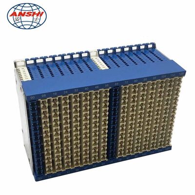 Hoge dichtheid voor zowel verticale als horizontale installatieJPX202-STO 128 Pairs Exchange Side Terminal Block Test Module