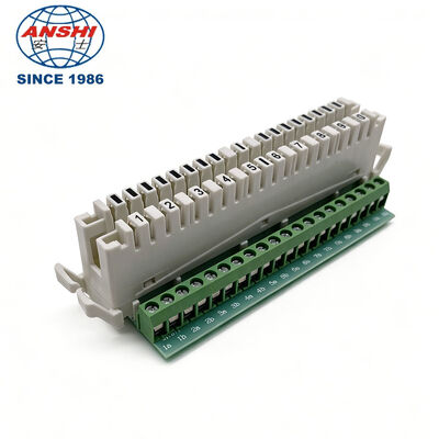 20-polige afneembare modules met printplaten 10 paar loskoppelen of schakelen van elektronische circuits Afneembare moduleconstructie