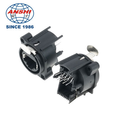Waterdicht afgeschermd D-type RJ45 vrouwelijk dubbele poort voedingsdoos, 8P8C Ethernet-kabeladapter