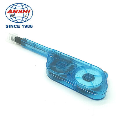 Een druk op één klik op Fiber End Face Cleaner, Fast Wipe Tool voor MPO/MTP Connector, Flange Optical Patch Cord MPO Fiber Connector Cleaner