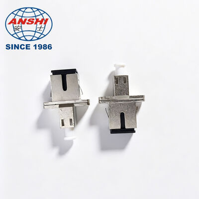 SC naar LC Simplex Hybride Glasvezel Adapter PC/APC, Metalen Flens, Single Mode / Multi Mode voor Patchkabel Pigtail