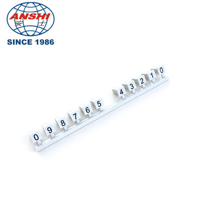 Factory OEM Terminal Block Marker Strip, Blank & Number Printed Marking Strip for Telecom Communication Equipment