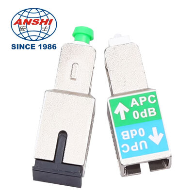 Hoge Prestatie 0dB Glasvezel Verzwakker, SC/APC Male-SC/UPC Female Inline Plug, Single/Multimode 1310/1550nm