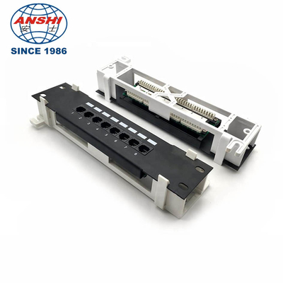 CAT5e 110 IDC-Type Rek zetten Flardcomité 1U 8 Haven op